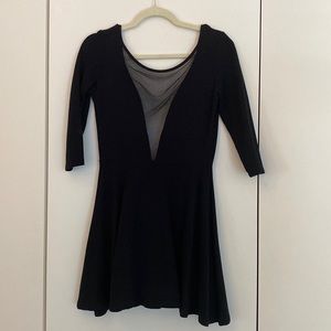 American Apparel Long Sleeve Skater Dress